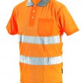 Oranžové reflexné tričko krátky rukáv