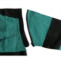 LUX EDA bunda 2 v 1 predĺžená zeleno-čierna