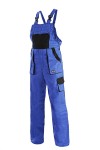 LUX nohavice na traky zateplené Martin modro-čierna