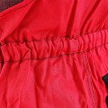 LUXY nohavice na traky ROBIN červeno-čierna
