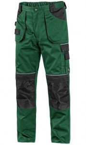 ORION nohavice do pásu Teodor zeleno-čierna