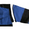 LUX EDA bunda 2 v 1 predĺžená modro-čierna