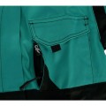 LUX EDA bunda 2 v 1 predĺžená zeleno-čierna