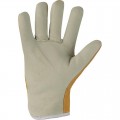 Zateplené pracovné kožené rukavice