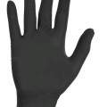 CXS Stern Black jednorazové rukavice nitrilové nepúdrované