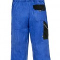 LUX nohavice na traky zateplené Martin modro-čierna