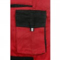 LUXY nohavice do pásu Josef červeno-čierna