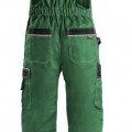 ORION nohavice na traky Kryštof zeleno-čierne
