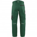 SOLIS pánske pracovné nohavice do pásu zelené