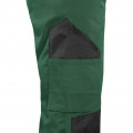 SOLIS pánske pracovné nohavice do pásu zelené